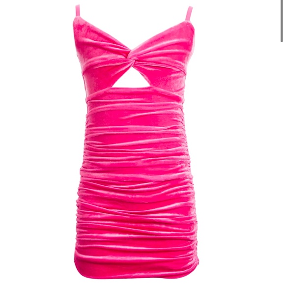 NWT Katie J NYC Amelia Velvet Dress, Large